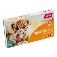 Пластилин  6цв 90гр. FUNNY FRIENDS (Веселые друзья)