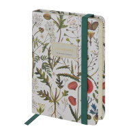 Записная книжка А6 100л. 7БЦ "Megapolis journal. Flora. Луговые травы" лин., резинка, кармашек Записная книжка А6 100л. 7БЦ "Megapolis journal. Flora. Луговые травы" лин., резинка, кармашек