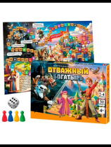 Игра с фишками 420*594мм "Отважный богатырь" в коробке 6+