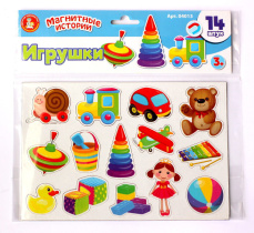 Игра магнитная "Игрушки" 14 элементов 3+