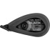 Корректирующая лента deVENTE. TOTAL BLACK,  5мм*12м, полупрозр. корпус, черный