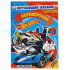 Раскраска перевёртыш 2в1 "Hot Wheels, Учим цифры. Учим формы" 14*21см  16 стр