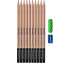 Набор карандашей  ACMELIAE Cedar 10шт. 2B, ластик, точилка