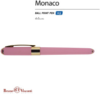 Ручка в футляре "Monaco. Розовая" шарик., 0,5мм, пластик/металл., синие чернила + стержень
