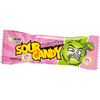 Леденцы кислые Sour Candy Mini 12 г. ,/уп.12 шт./, клубника