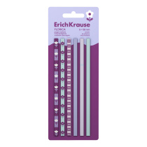 Клейкие закладки пластиковые ErichKrause Флорика, 5х135 мм, 120 листов, ассорти