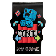 Блокнот А7 40л скоба "My Game" без лин., тисн.фольгой, фигурн.выруб. Блокнот А7 40л скоба "My Game" без лин., тисн.фольгой, фигурн.выруб.