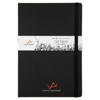 Скетчбук А4  80л., сшивка, 120гр/м2 "Черный" тв.обл.
