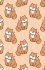 Обложка для пропуска/проездного "Many shiba inu"  ПВХ