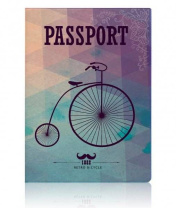Обложка для паспорта ПВХ "RETRO BICYCLE" плотность 600 мкм Обложка для паспорта ПВХ "RETRO BICYCLE" плотность 600 мкм