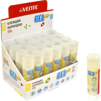 Клей карандаш deVENTE. Gel"21 гр. PVP основа, гелевый кристально-прозрачный Клей карандаш deVENTE. Gel"21 гр. PVP основа, гелевый кристально-прозрачный