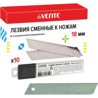 Лезвие сменное д\канц. ножа 18мм, 10шт Лезвие сменное д\канц. ножа 18мм, 10шт
