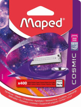 Степлер MAPED 26/6 на 15 листов, 400 скоб, МИНИ с рисунком., блистер