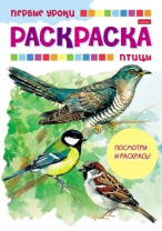 Раскраска А5 16стр. "Первые уроки. Птицы"