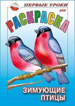 Раскраска А5, 16стр. "Первые уроки. Зимующие птицы"