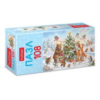 Пазлы  108 элементов  300*210мм.  "Зимняя сказка"