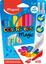 Фломастеры 10цв "Maped. Color peps magic", меняющие свой цвет Фломастеры 10цв "Maped. Color peps magic", меняющие свой цвет