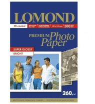 Фотобумага LOMOND A6 260г, 500л, суперглянц Bright Фотобумага LOMOND A6 260г, 500л, суперглянц Bright