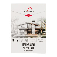 Папка для черчения А4 24л. "VISTA-ARTISTA", пл. 200 г/м2