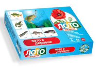 Лото детское "Лето в деревне" картон