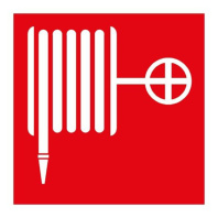 Наклейка информационная "Пожарный кран" 200*200мм