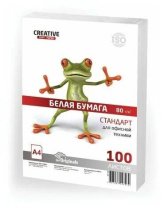 Бумага А4  СТУДЕНЧЕСКАЯ -80г/м2, 95%,  (100л)