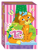 Пазл МАКСИ 12 элементов  213*154мм.  "Кошечка-2"