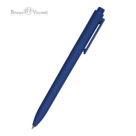 Ручка шар. BV автомат. "SoftClick. Navy" 0,7мм, синяя, 3 вида