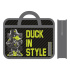 Папка А4 (330*260*75) с ручками, молния, пластик "Duck in style" Папка А4 (330*260*75) с ручками, молния, пластик "Duck in style"