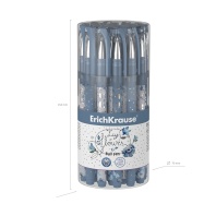 Ручка шариковая ErichKrause Color Touch Stick Frozen Beauty, цвет чернил синий (в тубусе по 24 шт.)