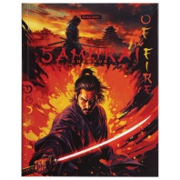 Дневник 5-11 класс 48 л., твердый, BRAUBERG, глянцевая ламинация, с подсказом, Самурай, 107191