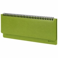 Планинг настольный недатированный (305x140 мм) BRAUBERG "Rainbow", кожзам, 60 л., зеленый, 111702 Планинг настольный недатированный (305x140 мм) BRAUBERG "Rainbow", кожзам, 60 л., зеленый, 111702