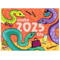 Календарь-планер настенный перекидной на 2025 г., BRAUBERG, 12 листов, 30х22 см, "История змейки", 116174 Календарь-планер настенный перекидной на 2025 г., BRAUBERG, 12 листов, 30х22 см, "История змейки", 116174