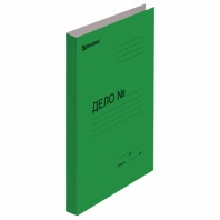 Скоросшиватель картонный мелованный BRAUBERG, гарантированная плотность 360 г/м2, зеленый, до 200 листов, 121519 Скоросшиватель картонный мелованный BRAUBERG, гарантированная плотность 360 г/м2, зеленый, до 200 листов, 121519