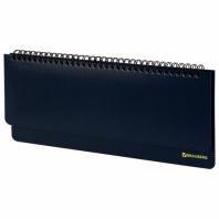 Планинг настольный недатированный (305х140 мм) BRAUBERG "Select", балакрон, 60 л., темно-синий, 123798 Планинг настольный недатированный (305х140 мм) BRAUBERG "Select", балакрон, 60 л., темно-синий, 123798