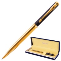 Ручка подарочная шариковая GALANT "ARROW GOLD", корпус черный/золотистый, детали золотистые, узел 0,7 мм, синяя, 143523 Ручка подарочная шариковая GALANT "ARROW GOLD", корпус черный/золотистый, детали золотистые, узел 0,7 мм, синяя, 143523