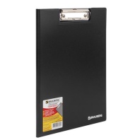 Папка-планшет BRAUBERG "Contract", А4 (315х230 мм), с прижимом и крышкой, пластиковая, черная, сверхпрочная, 1,5 мм, 223489 Папка-планшет BRAUBERG "Contract", А4 (315х230 мм), с прижимом и крышкой, пластиковая, черная, сверхпрочная, 1,5 мм, 223489
