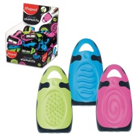 Точилка MAPED (Франция) "Elements", без контейнера, корпус ассорти, дисплей, 501600 Точилка MAPED (Франция) "Elements", без контейнера, корпус ассорти, дисплей, 501600