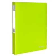 Папка на 2 кольцах BRAUBERG "Neon", 25 мм, внутренний карман, неоновая, зеленая, до 170 листов, 0,7 мм, 227456 Папка на 2 кольцах BRAUBERG "Neon", 25 мм, внутренний карман, неоновая, зеленая, до 170 листов, 0,7 мм, 227456