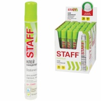 Клей канцелярский STAFF EVERYDAY, 50 мл, сетчатый аппликатор, 228408 Клей канцелярский STAFF EVERYDAY, 50 мл, сетчатый аппликатор, 228408