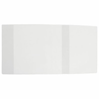 Обложка ПП для рабочих тетрадей и прописей, 70 мкм, 220х460 мм, универсальная, прозрачная, ПИФАГОР, 229345