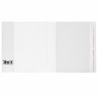 Обложка ПП со штрихкодом для дневников, учебников, прописей МАЛОГО ФОРМАТА, КЛЕЙКИЙ КРАЙ, 80 мкм, 220х460 мм, прозрачная, ПИФАГОР, 229346