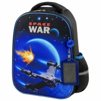 Ранец ЮНЛАНДИЯ LIGHT, 2 отделения, "Space war", 38х29х16 см, 270607 Ранец ЮНЛАНДИЯ LIGHT, 2 отделения, "Space war", 38х29х16 см, 270607