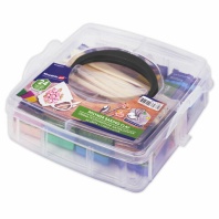 Глина полимерная запекаемая, НАБОР 24 цвета по 20 г, с аксессуарами в кейсе, BRAUBERG ART, 271163 Глина полимерная запекаемая, НАБОР 24 цвета по 20 г, с аксессуарами в кейсе, BRAUBERG ART, 271163