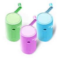 Точилка механическая BRAUBERG KIDS, для простых и цветных карандашей, цвет корпуса ассорти, 272006 Точилка механическая BRAUBERG KIDS, для простых и цветных карандашей, цвет корпуса ассорти, 272006