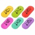 Ластики BRAUBERG KIDS Энергичные фрукты, НАБОР 6 штук, 50х23х10 мм, овальные, ассорти, 272669