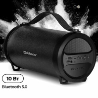 Колонка портативная DEFENDER G24, 1.0, 10 Вт, Bluetooth, FM-тюнер, microSD, чёрная, 65124 Колонка портативная DEFENDER G24, 1.0, 10 Вт, Bluetooth, FM-тюнер, microSD, чёрная, 65124