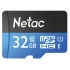 Карта памяти microSDHC 32 ГБ NETAC P500 Standard, UHS-I U1, 80 Мб/с (class 10), адаптер, NT02P500STN-032G-R