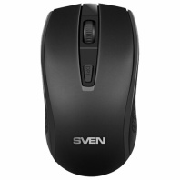 Мышь беспроводная SVEN RX-220W, 3 кнопки + 1 колесо-кнопка, оптическая, чёрная, SV-016227 Мышь беспроводная SVEN RX-220W, 3 кнопки + 1 колесо-кнопка, оптическая, чёрная, SV-016227