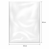 Пакеты фасовочные ПРОЧНЫЕ, первичный ПВД 30х40 см, КОМПЛЕКТ 500 шт., 35 мкм